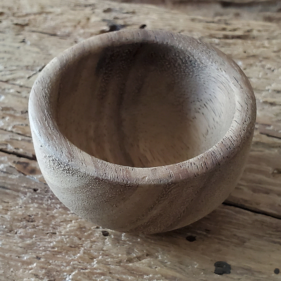 Tiny wooden trinket bowls