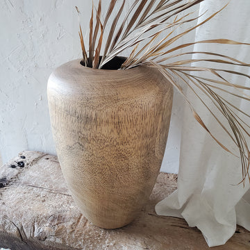 Wood Vase