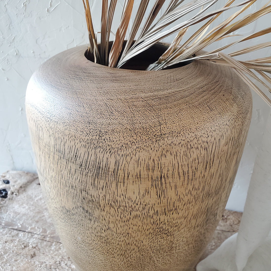 Wood Vase koa kaya