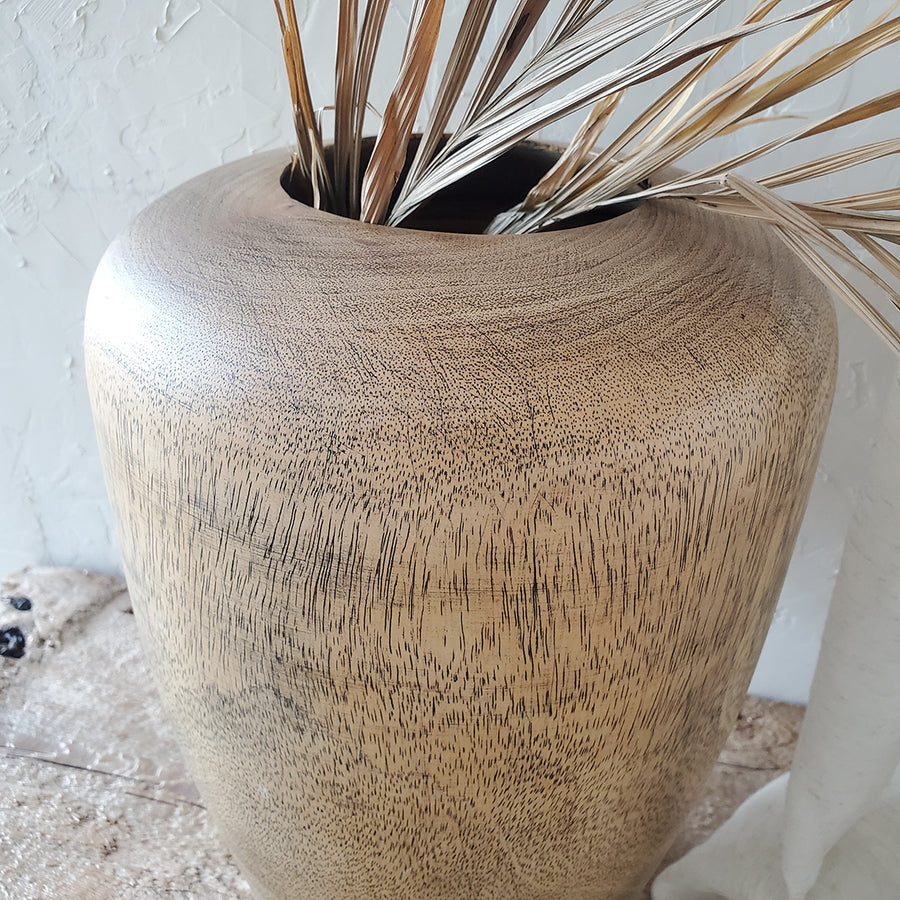 Wood Vase