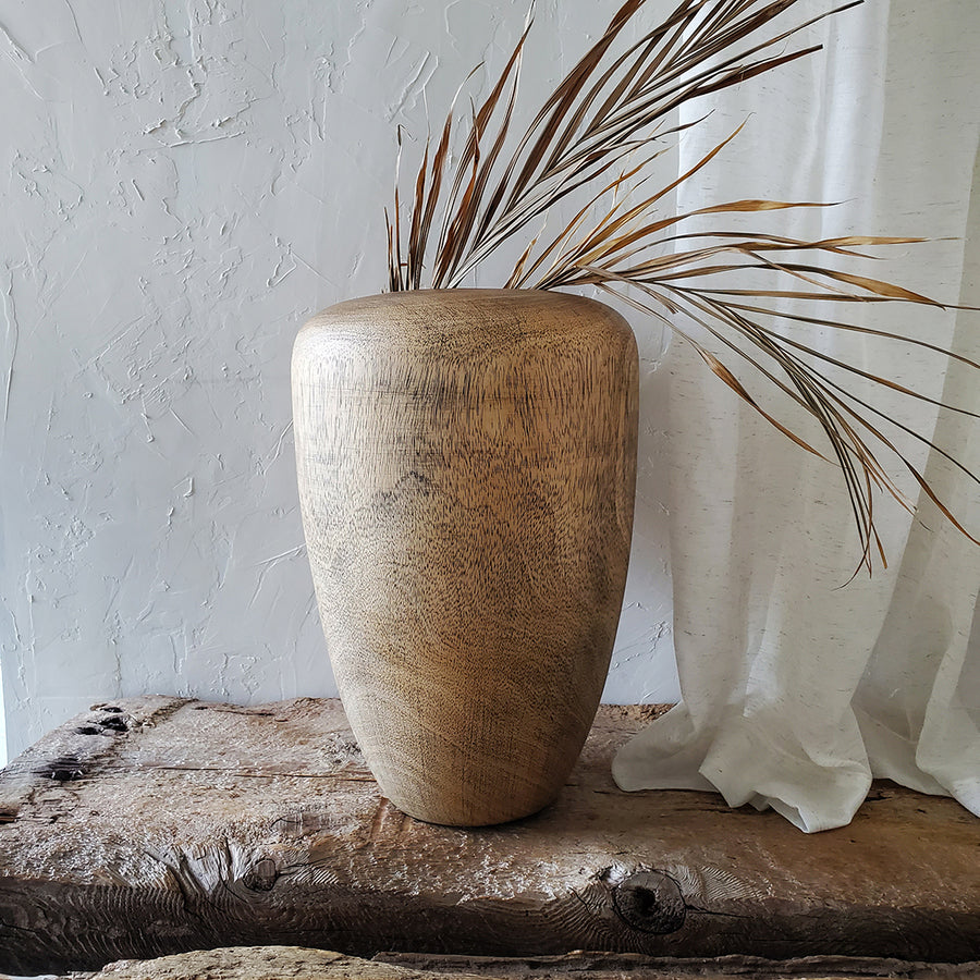 Wood Vase