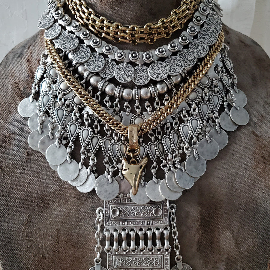 Silver Necklace No 12