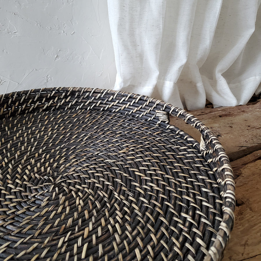 Large Wicker Tray