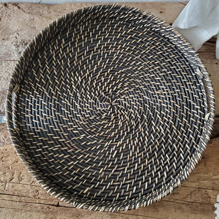 Large Wicker Tray