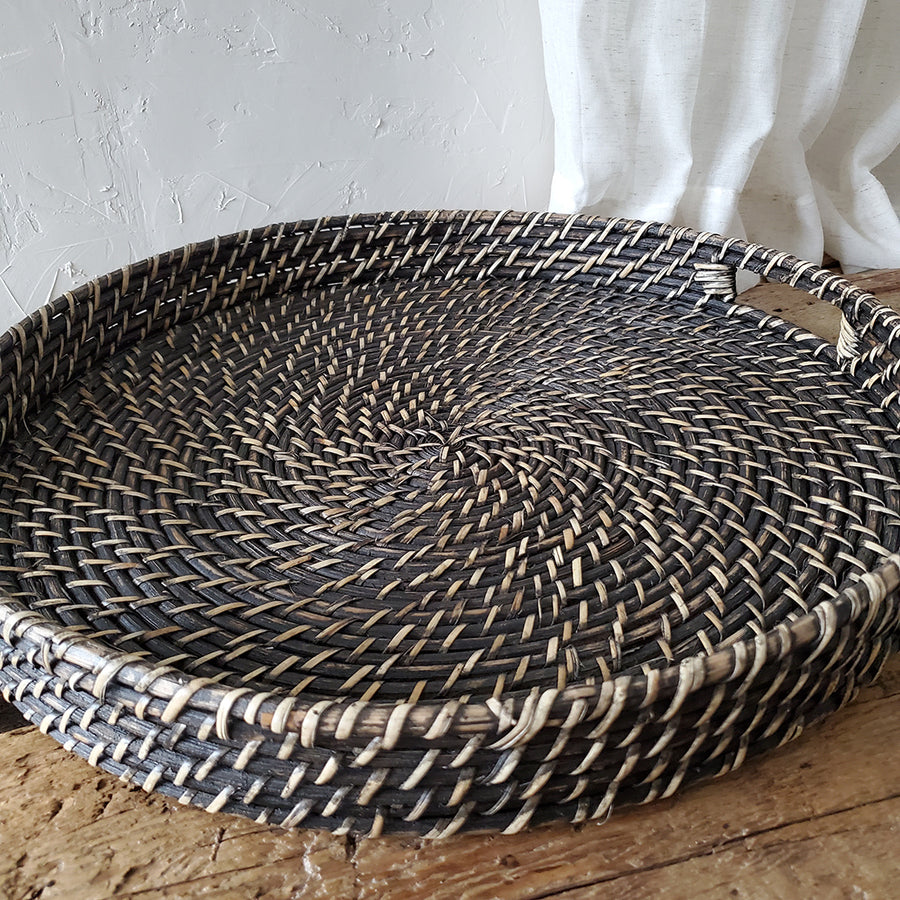 Large Wicker Tray