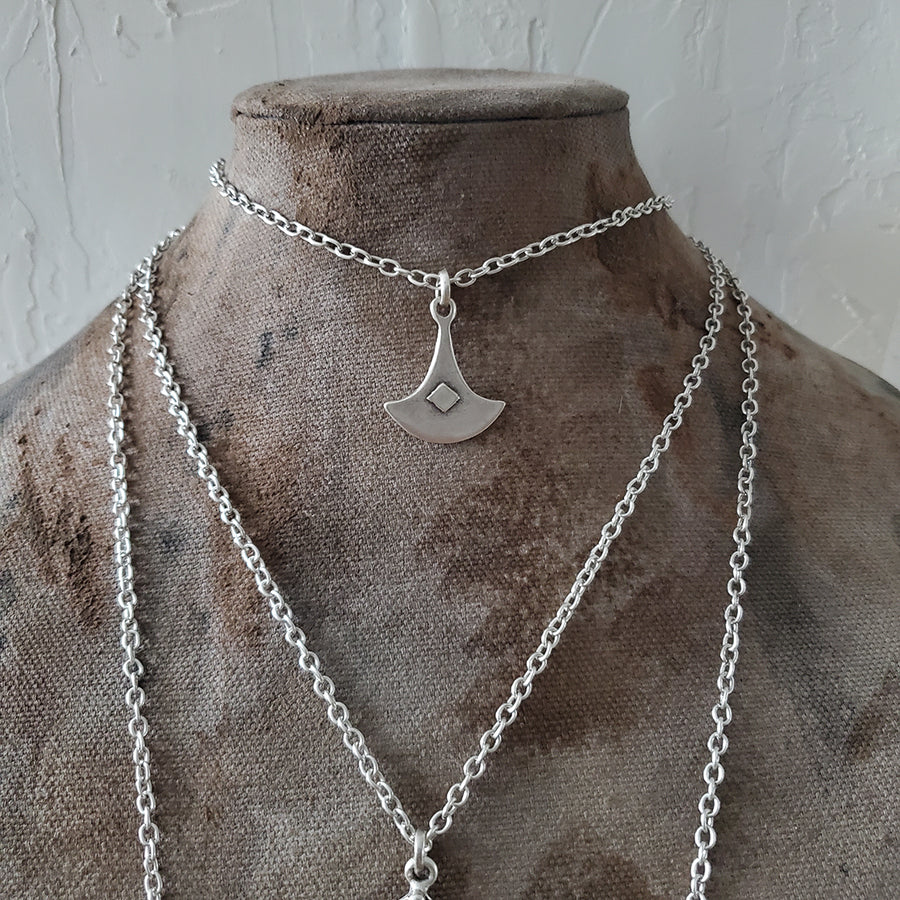 Silver Necklace No 32