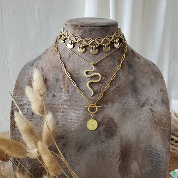 Boho necklace pendant- kette