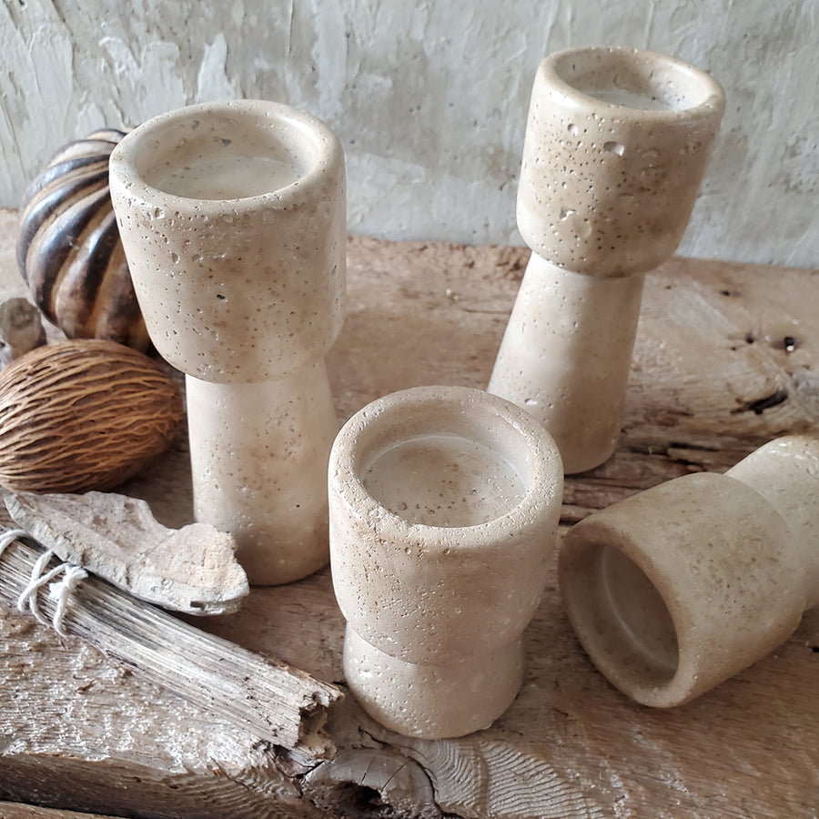 Stone Like Candle Holder