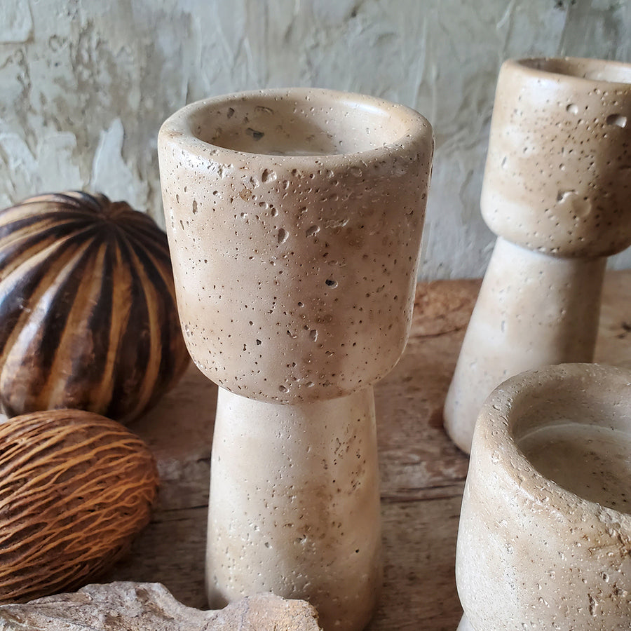 Stone Like Candle Holder