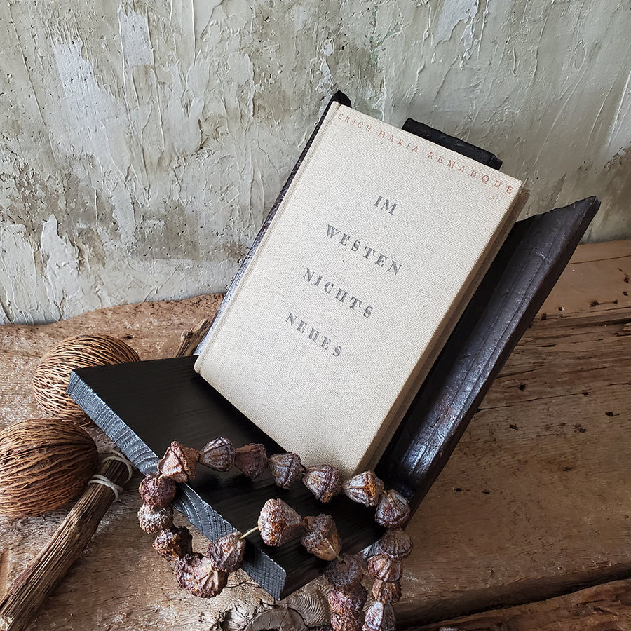 Dark Wood Vintage Book Stand