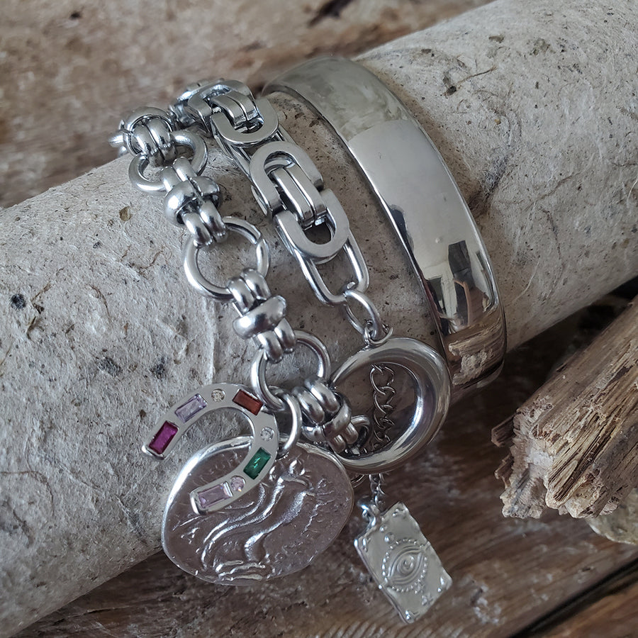 Horseshoe Charm Bracelet