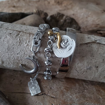 Moon Charm Bracelet