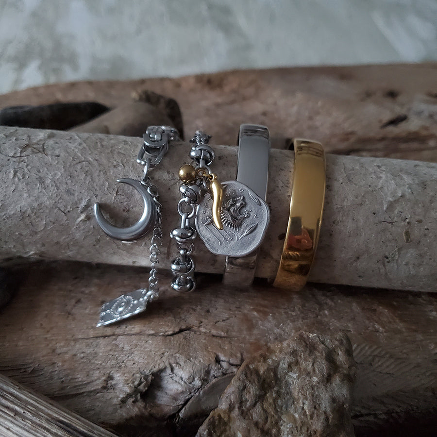 Horn Charm Bracelet