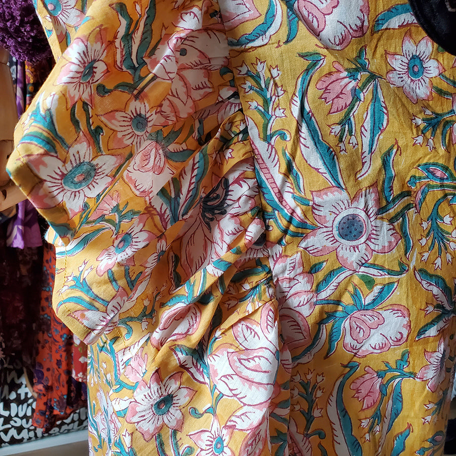 Ruffle Skirt - Yellow