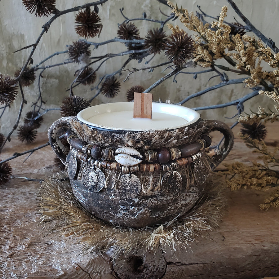 Distressed Candle