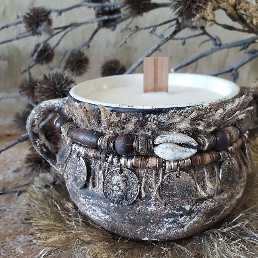 Distressed Candle