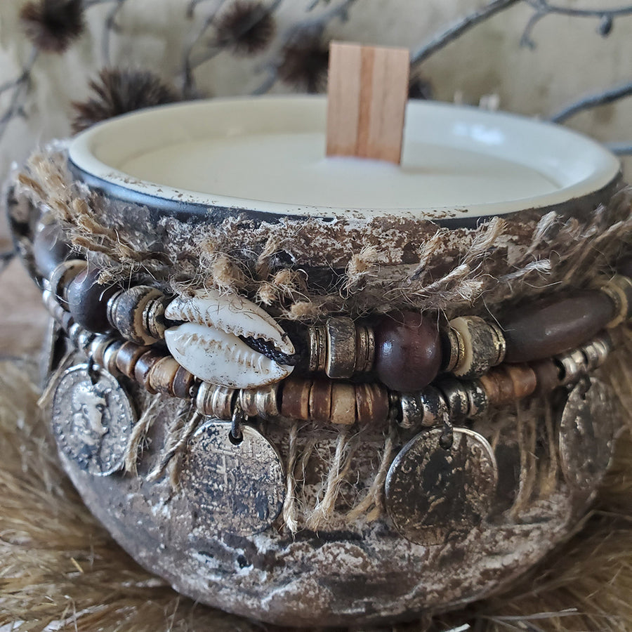 Distressed Candle