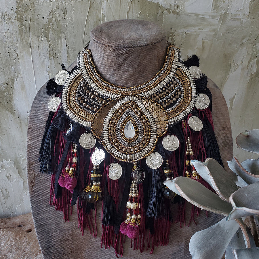 Beaded Statement Necklace