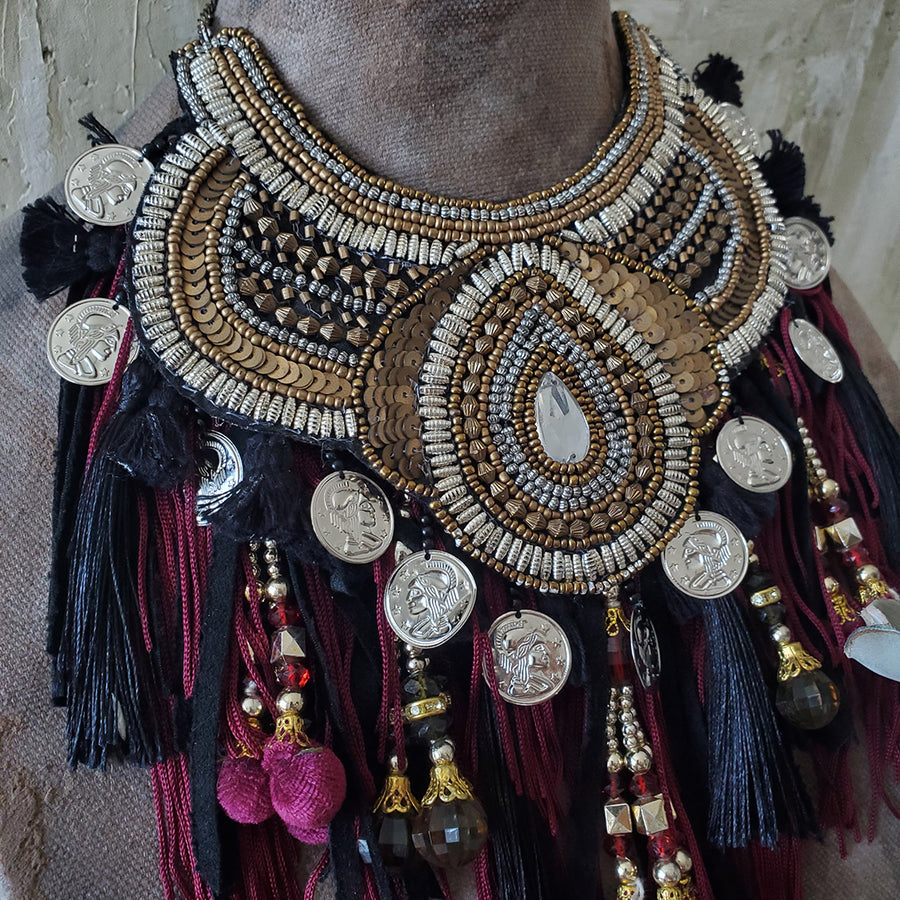 Beaded Statement Necklace