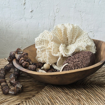 Natural Ramie Fiber Bath Loofah Sponge Pouf