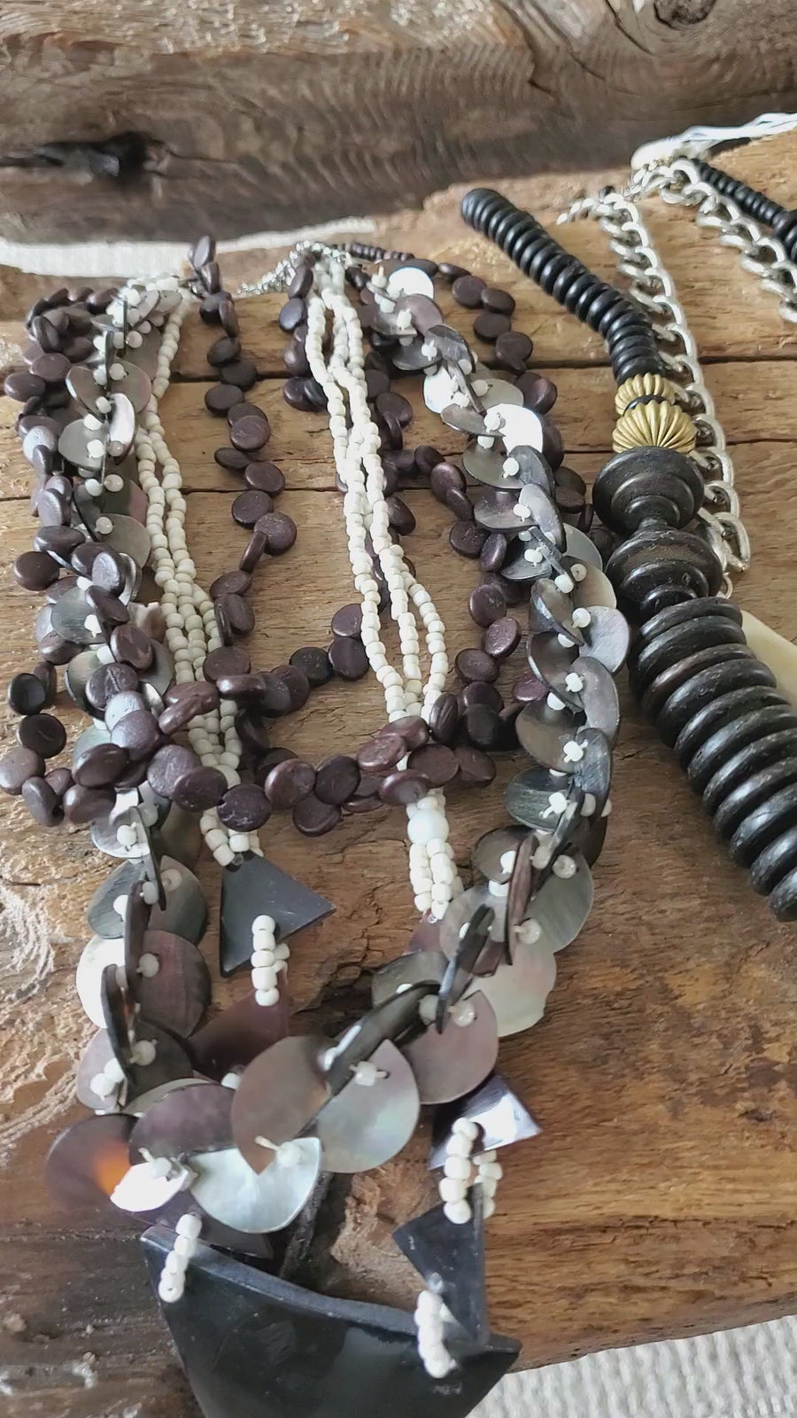 African animal necklace