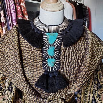 Nakano | Tribal Turquoise Stone Necklace