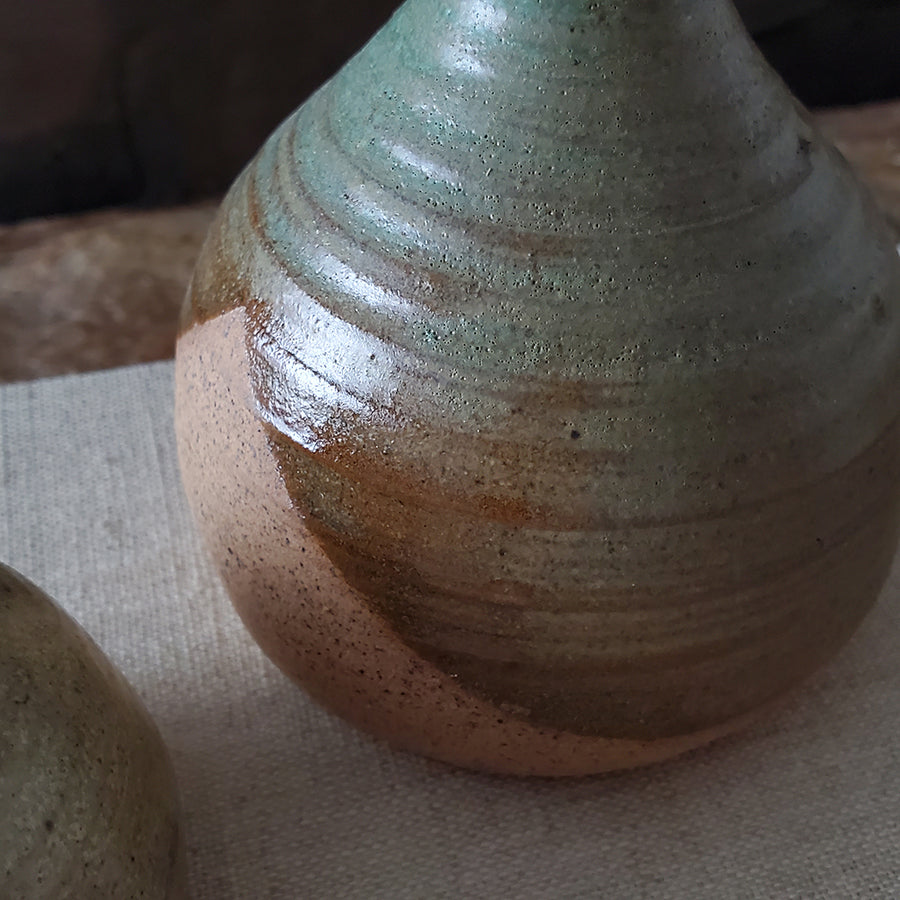 Vintage Duo Mini Pottery Vases | 01