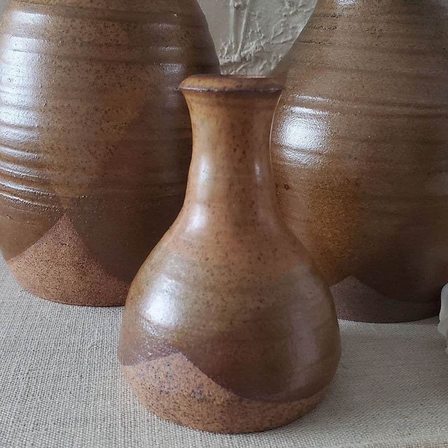 Vintage Trio Pottery Vases | 12