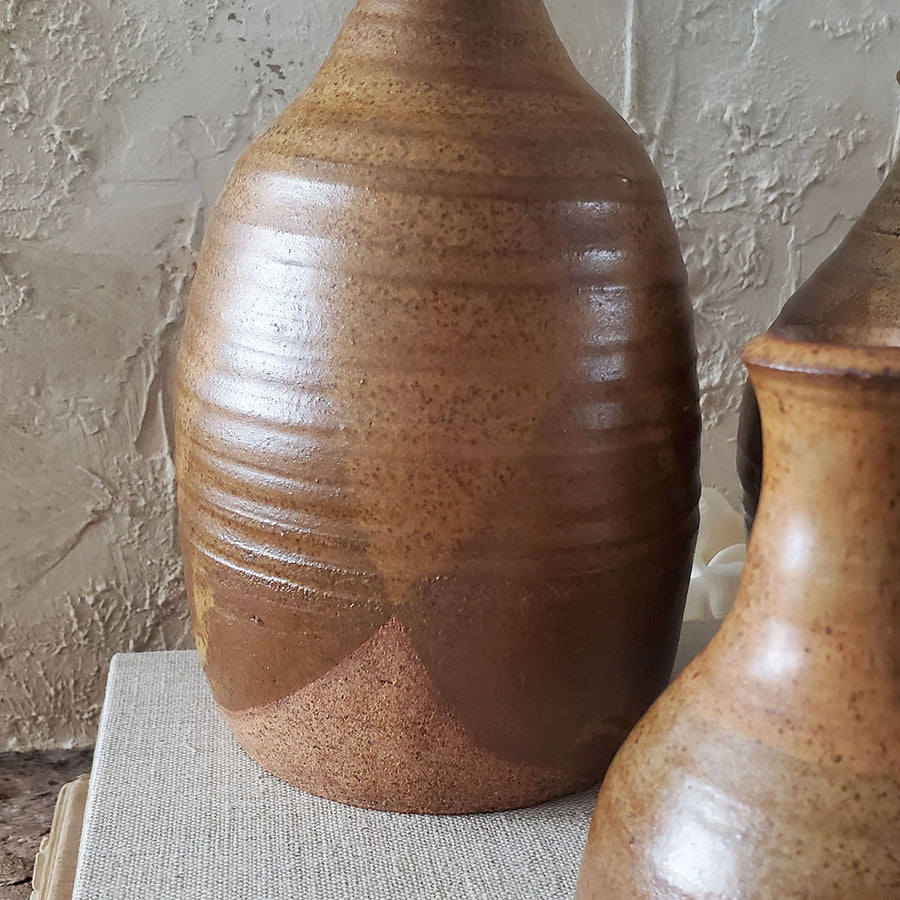 Vintage Trio Pottery Vases | 12