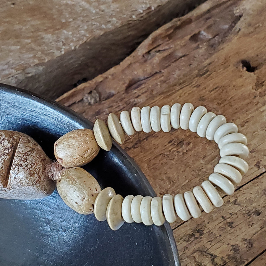 Stone & Wood Beading Garland