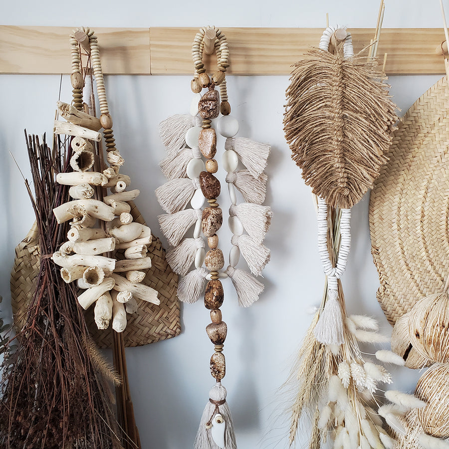 Drift Wood Beaded Garland