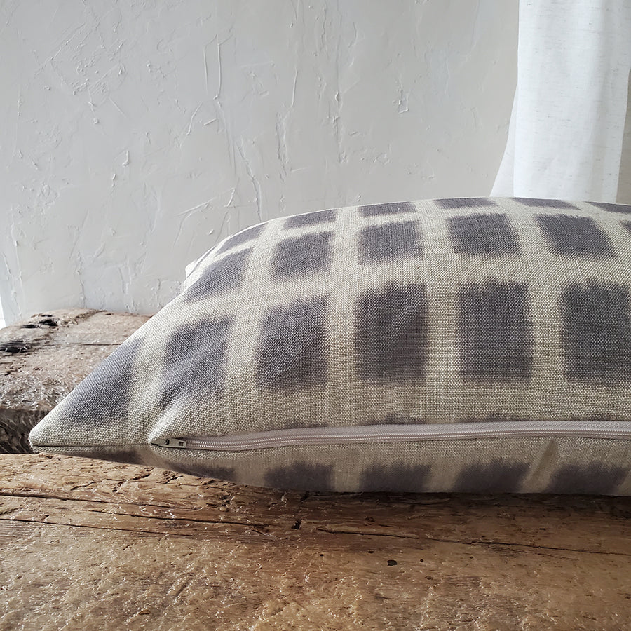 Taupe & Beige Linen Upholstery Pillow Cover