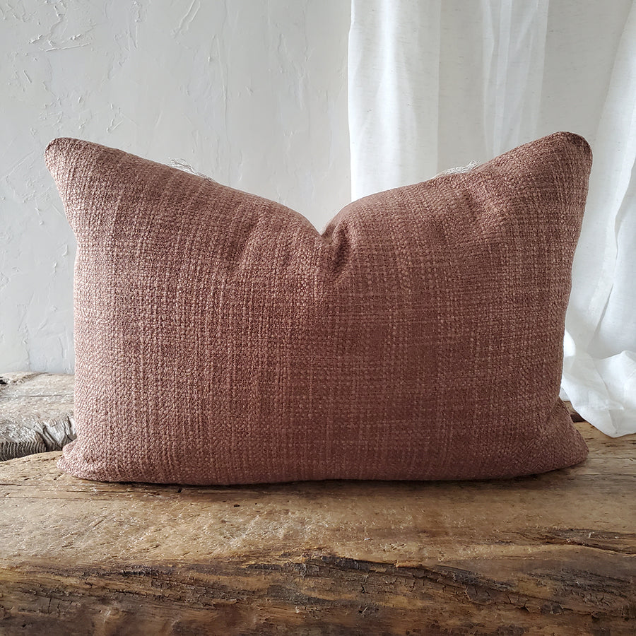 Rust Tribal Pillow Cover