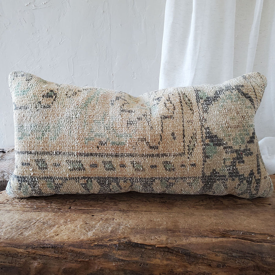 Turkish Rug Log Pillow Cover